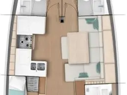 Wynajem Żaglowiec Jeanneau z patentem 