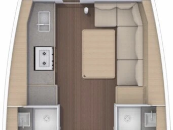 Wynajem Żaglowiec Dufour z patentem 