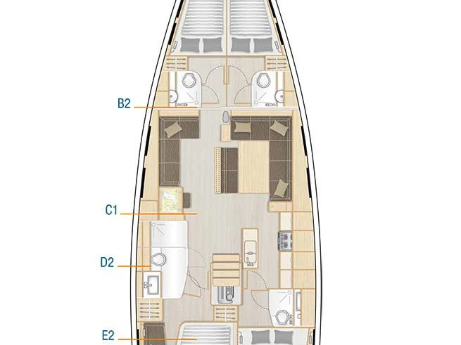 Wynajem Żaglowiec Hanse z patentem 