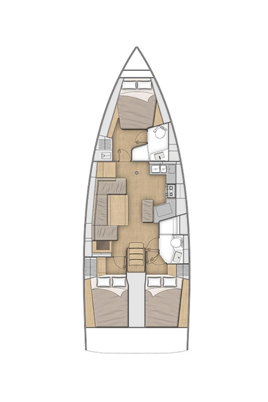 Wynajem łodzi Lefkáda tanio Oceanis 40.1