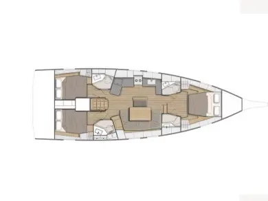 Bénéteau Oceanis 46.1 między profesjonalistami a osobami prywatnymi w Rhodes (City)
