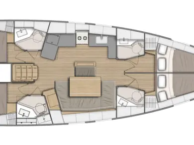 Wynajmij Bénéteau Oceanis 46.1 w Kos