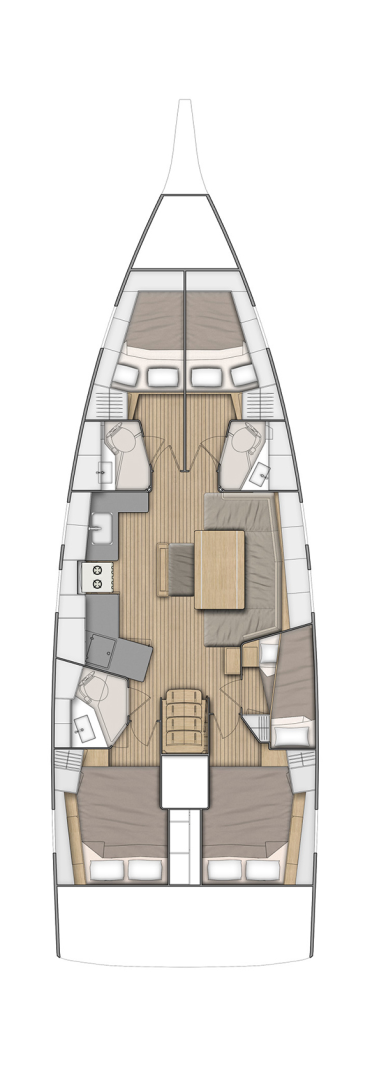 Wynajem łodzi Bénéteau Oceanis 46.1 w Gouvia na SamBoat 