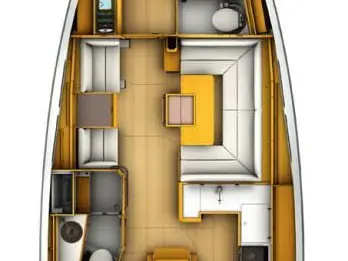 Jeanneau Sun Odyssey 419 między profesjonalistami a osobami prywatnymi w Rhodes (City)
