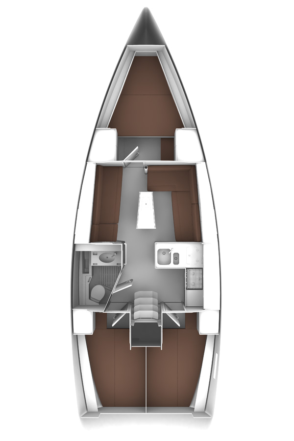 Bavaria Cruiser 37 między profesjonalistami a osobami prywatnymi w Punat