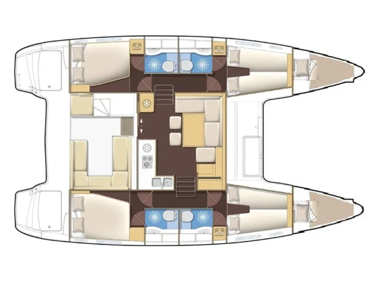 Wynajem w Sukosan- Lagoon Lagoon 400 S2 na SamBoat