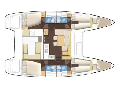 Wynajem w Sukosan- Lagoon Lagoon 400 S2 na SamBoat