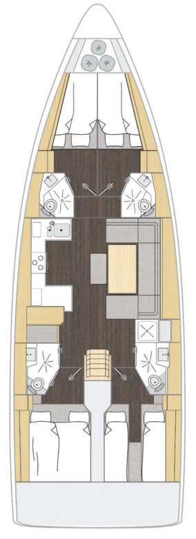 Wynajem łodzi Bavaria Bavaria C46 w Goecek na SamBoat 