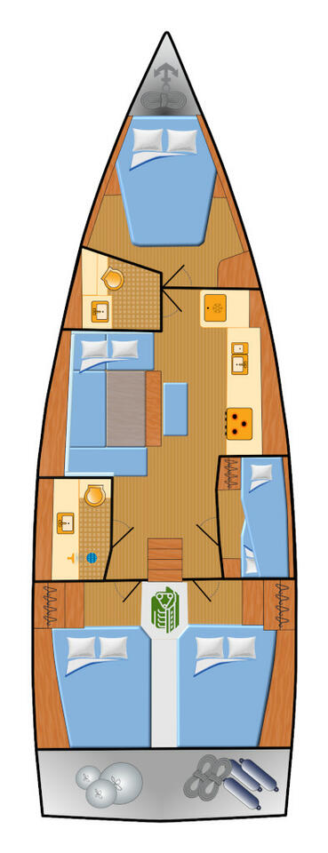 Wynajmij Dufour Dufour 430 w Pula