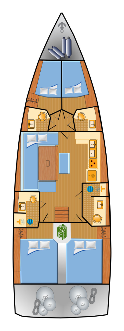 Wynajem Żaglowiec w Punat - Dufour Dufour 470