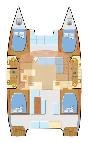 Wynajem łodzi Fountaine Pajot Astrea 42 w Rogoznica na SamBoat 