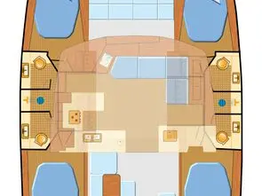 Wynajem łodzi Fountaine Pajot Astrea 42 w Rogoznica na SamBoat 