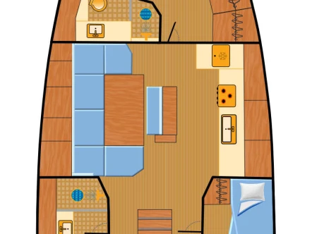 Wynajem Żaglowiec Hanse z patentem 