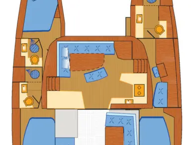 Wynajem łodzi Biograd na Moru tanio Lagoon 42