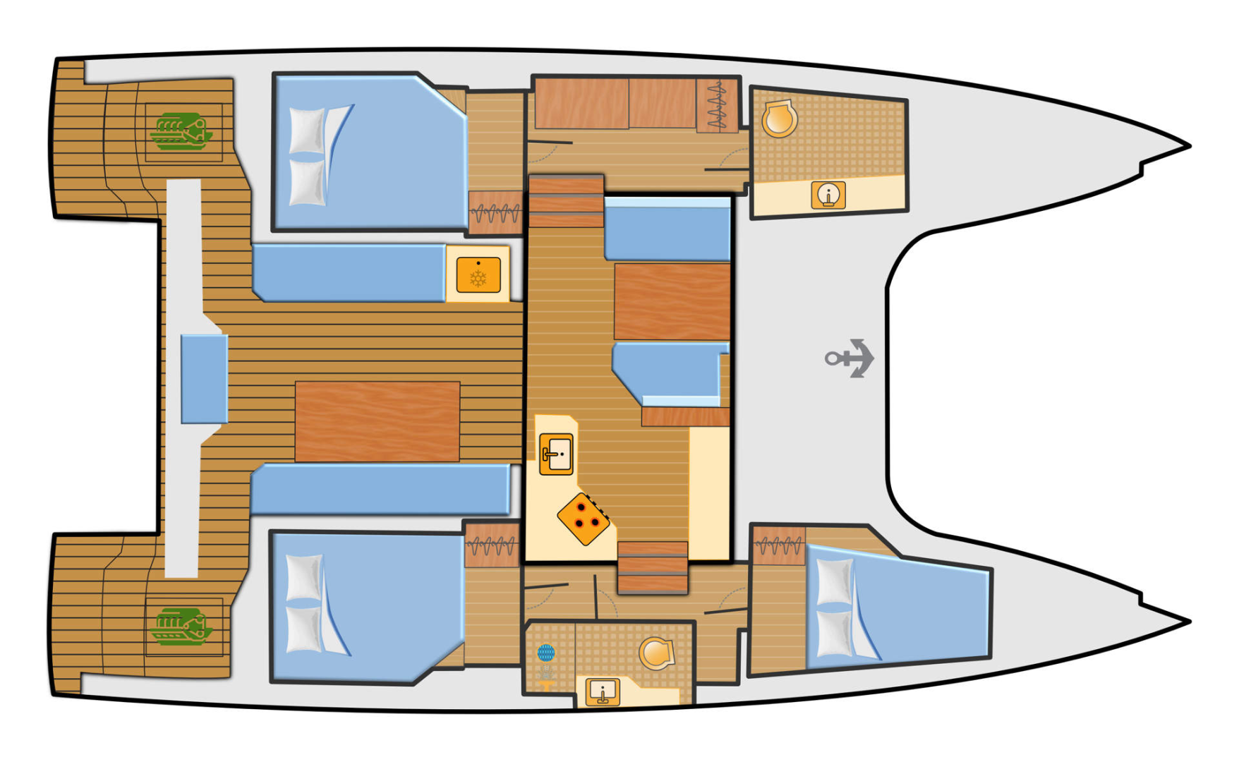 Wynajmij Katamaran z lub bez skippera Nautitech w Rogoznica