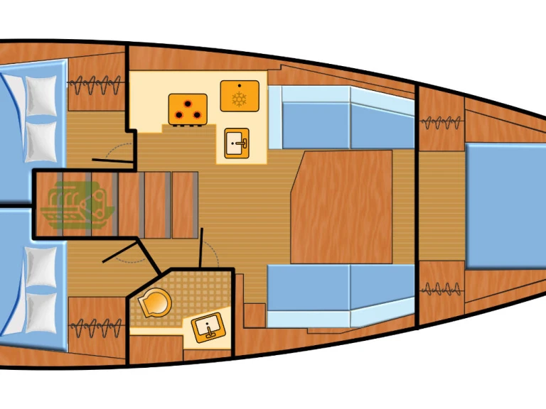 Wynajem łodzi Bénéteau Oceanis 38.1 w Rogoznica na SamBoat 