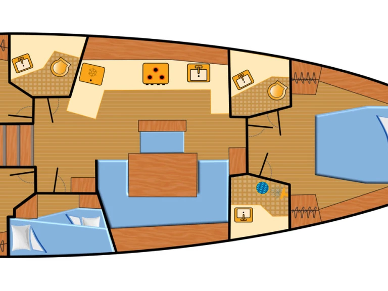 Wynajem łodzi Punat tanio Oceanis 46.1