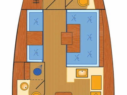 Wynajem w Rogoznica- Jeanneau Sun Odyssey 419 na SamBoat