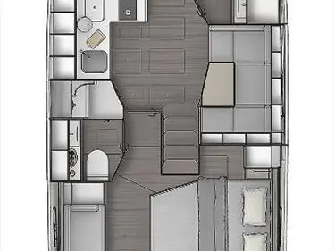 Bavaria Bavaria SR41 między profesjonalistami a osobami prywatnymi w Gouvia