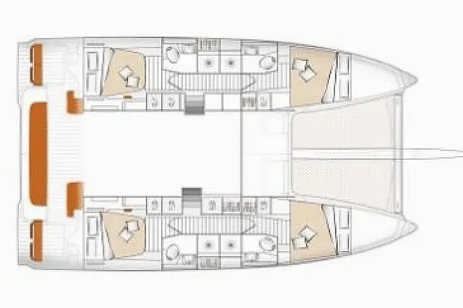 Wynajem Katamaran w Ligia - Excess Excess 14