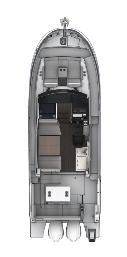 Wynajem Motorówka Jeanneau z patentem 