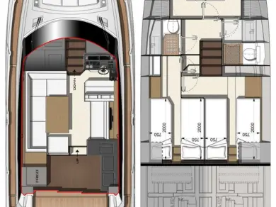 Wynajem w Biograd na Moru- Jeanneau Prestige 460 Fly - 3 + 1 cab. na SamBoat