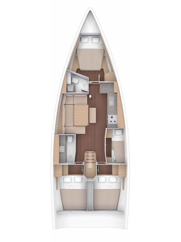 Dufour Dufour 430 między profesjonalistami a osobami prywatnymi w Primosten