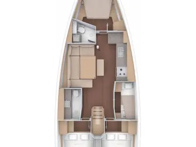 Dufour Dufour 430 między profesjonalistami a osobami prywatnymi w Primosten