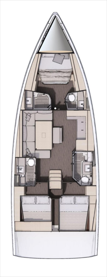 Wynajem łodzi Dufour Dufour 470 w Biograd na Moru na SamBoat 