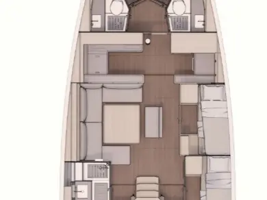 Wynajem łodzi Vodice tanio Dufour 530