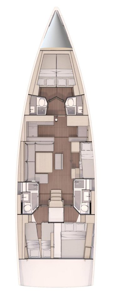 Wynajem łodzi Dufour Dufour 530 w Sukosan na SamBoat 