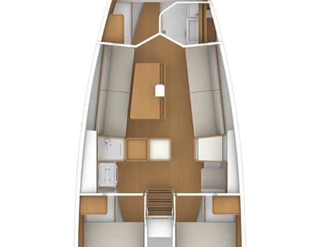 Wynajem Żaglowiec Bénéteau z patentem 
