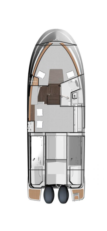 Jeanneau Merry Fisher 895 Sport Offshore między profesjonalistami a osobami prywatnymi w Punat