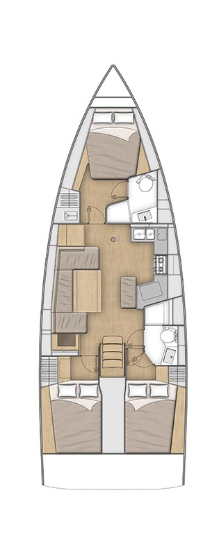 Wynajmij Bénéteau Oceanis 40.1 w Split