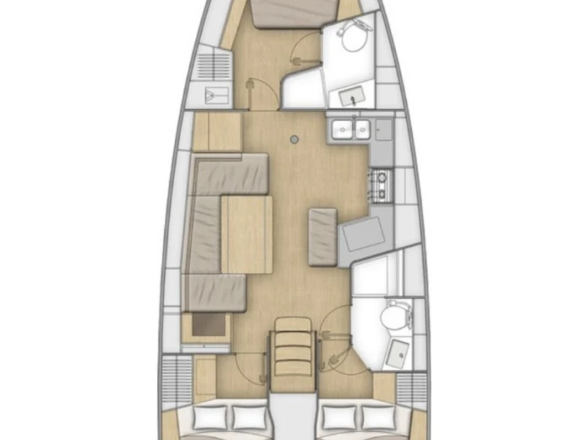 Wynajem łodzi Split tanio Oceanis 40.1