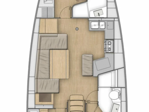 Wynajem łodzi Bénéteau Oceanis 40.1 w Pomer na SamBoat 