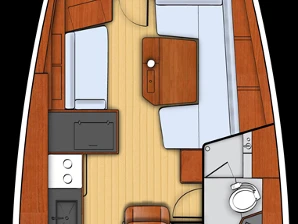 Wynajmij Bénéteau Oceanis 41.1 w Sibenik