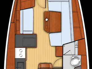 Wynajmij Bénéteau Oceanis 41.1 w Sibenik