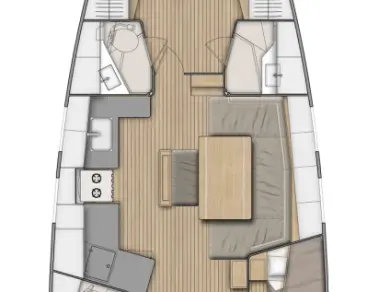 Wynajmij Bénéteau Oceanis 46.1 w Komolac