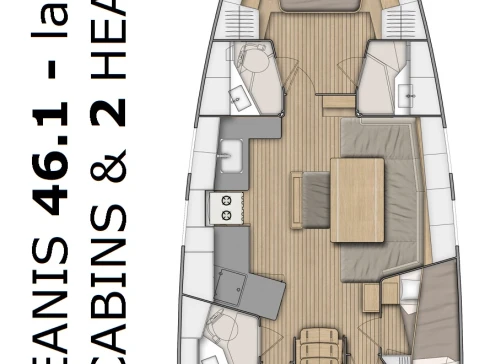 Wynajem łodzi Bénéteau Oceanis 46.1 w Pomer na SamBoat 