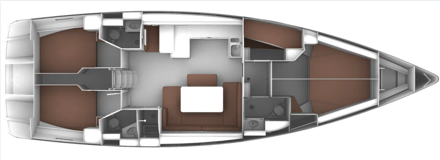 Bavaria Cruiser 51 między profesjonalistami a osobami prywatnymi w Gouvia