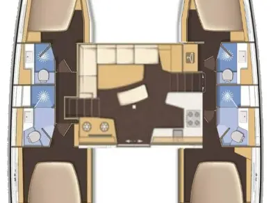 Wynajem w Palairos- Lagoon Lagoon 42 na SamBoat