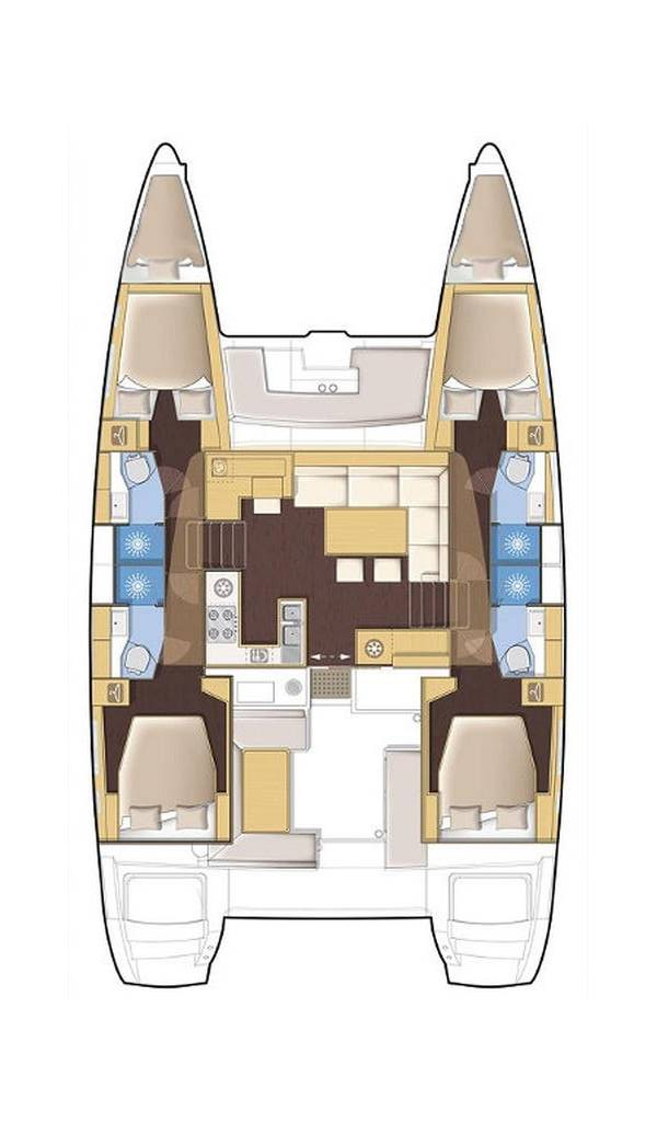 Wynajem łodzi Lagoon Lagoon 450 F w Alimos na SamBoat 