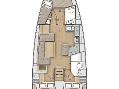 Wynajem Żaglowiec w Lefkáda - Bénéteau Oceanis 40.1