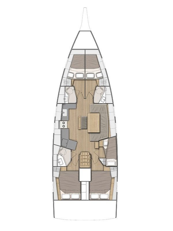 Bénéteau Oceanis 46.1 między profesjonalistami a osobami prywatnymi w Lavrio