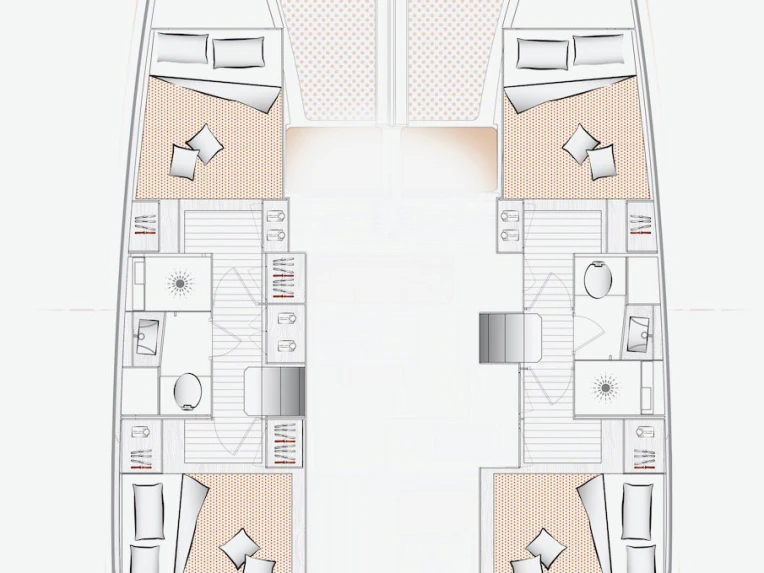 Wynajem Katamaran Excess z patentem 