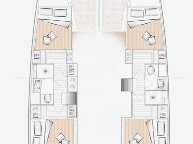 Wynajem Katamaran Excess z patentem 