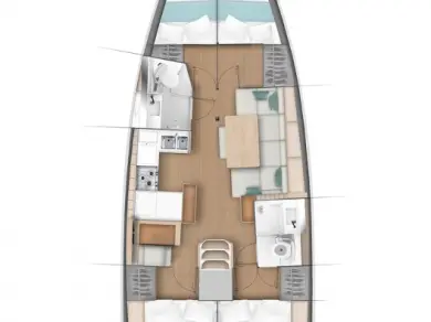 Wynajem Żaglowiec w Komolac - Jeanneau Sun Odyssey 440
