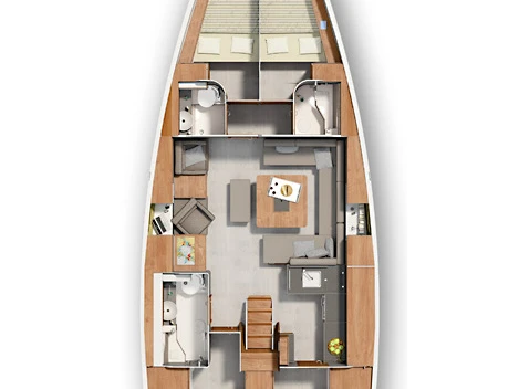 Wynajem w Kaštela- Hanse Hanse 455 na SamBoat