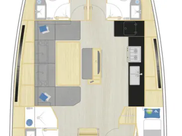 Hanse Hanse 460 między profesjonalistami a osobami prywatnymi w Sibenik